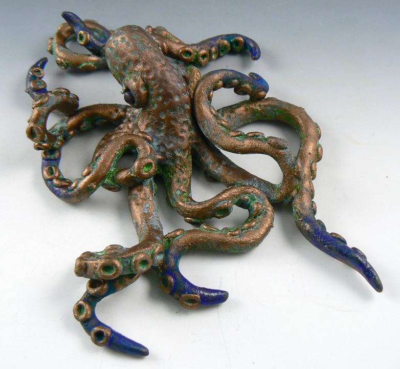 BONUS 2. Bronze Octopus! PDF Tutorial.  Christi Friesen